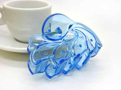 进口塑料大爪发夹多齿头夹马尾发夹发饰-9058