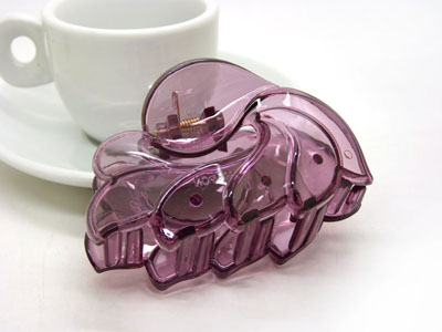 进口塑料大爪发夹多齿头夹马尾发夹发饰-9058