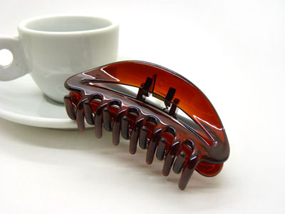 进口塑料大爪发夹多齿头夹马尾发夹发饰-9125