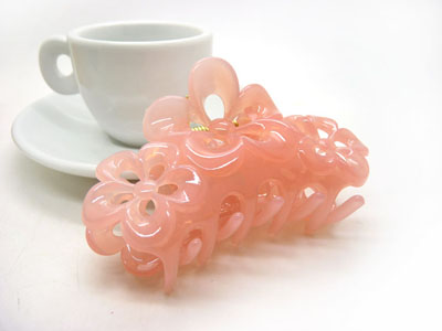 韩版头饰爪夹 摔玫瑰花盘发刘海夹发夹发爪-9406