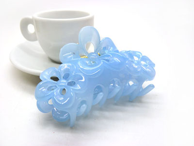 韩版头饰爪夹 摔玫瑰花盘发刘海夹发夹发爪-9406