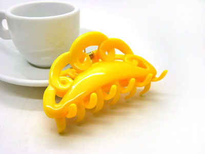 进口塑料大爪发夹多齿头夹马尾发夹发饰-8070