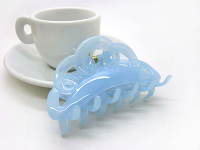 进口塑料大爪发夹多齿头夹马尾发夹发饰-8070