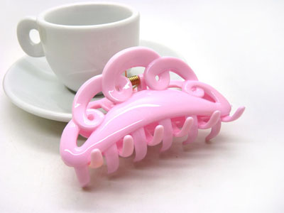 进口塑料大爪发夹多齿头夹马尾发夹发饰-8070