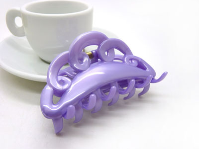 进口塑料大爪发夹多齿头夹马尾发夹发饰-8070