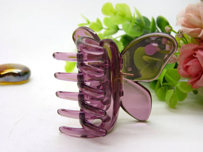 韩国蝴蝶女盘发卡子 发爪 顶夹饰品批发-9182