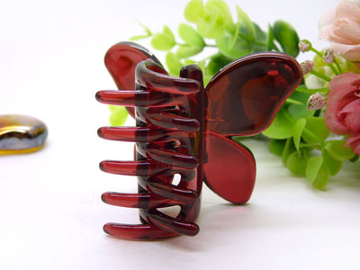 韩国蝴蝶女盘发卡子 发爪 顶夹饰品批发-9182