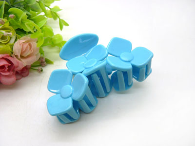 韩版头饰爪夹 摔玫瑰花盘发刘海夹发夹 发爪-8181