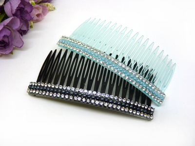 韩国头饰发饰水钻刘海梳发梳插梳大号 发夹带齿发箍刘海发卡