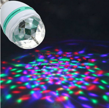 新款 变色灯墙壁灯GR七彩节能灯泡水晶魔球舞台灯
