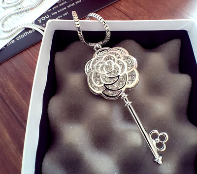 韩国时尚长款毛衣链女民族百搭装饰项链复古衣服挂件吊坠