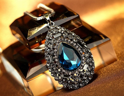 韩国时尚长款毛衣链女民族百搭装饰项链复古衣服挂件吊坠