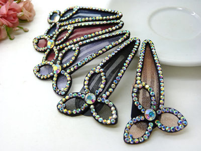 韩版经典发饰水滴款镂空水钻BB夹顶夹边夹刘海夹对夹压发头饰