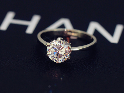 新款 仿真戒子结婚指环女款八心八箭锆石-12号