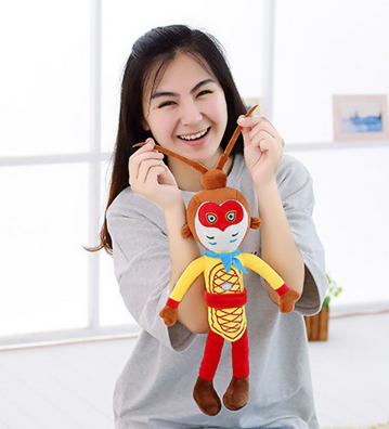 3号无光无声音60cm大圣归来公仔西游记孙悟空	 儿童毛绒玩具