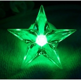  高级餐厅 婚礼 七彩星星装饰小夜灯/可粘贴	