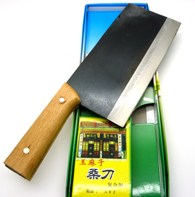 夹钢厨刀 黑铁刀 夹钢刀...
