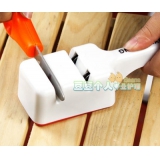  厨房专用磨刀工具 高档双槽家用磨刀器	