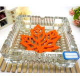 水晶玻璃烟灰缸 圆大烟灰缸----大方烟缸