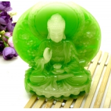 办公摆设工艺品 树脂仿玉石观音摆件/玉观音