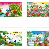  风景 人物 娃娃 家居 吉祥祝福语 等几十个品种混搭	