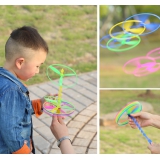 乐趣游戏 地摊热卖手推飞碟 旋转飞盘 飞天仙子 竹蜻蜓