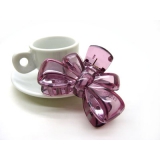 韩国 摔不断树脂镂空蝴蝶结发爪夹盘发发饰 发夹-9060