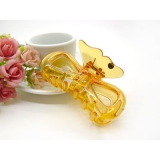 韩国 摔不断树脂镂空蝴蝶结发爪夹盘发发饰 发夹-9338