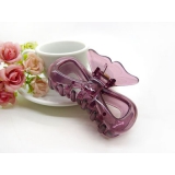 韩国 摔不断树脂镂空蝴蝶结发爪夹盘发发饰 发夹-9338