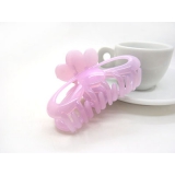 韩国 摔不断树脂镂空蝴蝶结发爪夹盘发发饰 发夹-9005