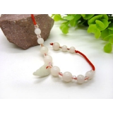 手工编织红绳玉器手链 花生玉吊坠手绳批发 ----B011
