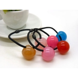 日韩版发绳橡皮筋头饰	扎头发饰品头绳 大圆球果冻糖果色发圈
