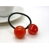 日韩版发绳橡皮筋头饰	扎头发饰品头绳 大圆球果冻糖果色发圈