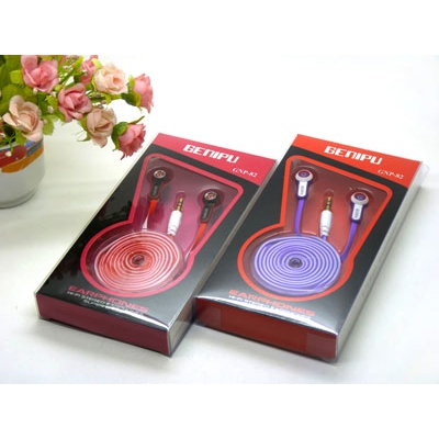 GENIPU 低音炮面条耳机入耳式手机电脑MP3通用耳机 -21号