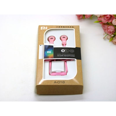MI手机低音炮耳机入耳式耳塞式重低音线控通用带麦 -12号