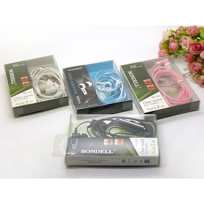 SONDELL  耳塞式重低音线控mp3入耳式带麦运动耳机 -11号