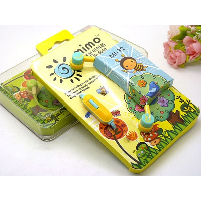 MIMO 动漫耳机耳塞式通用线控运动耳机入耳式重低音带麦 -9号