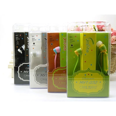 smiyte 运动mp3带麦调节音量通用线控可通话入耳式耳机 -8号