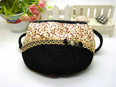 可爱韩版冬季户外防尘保暖蕾丝点点女款成人加大加厚纯棉口罩批发 -5号