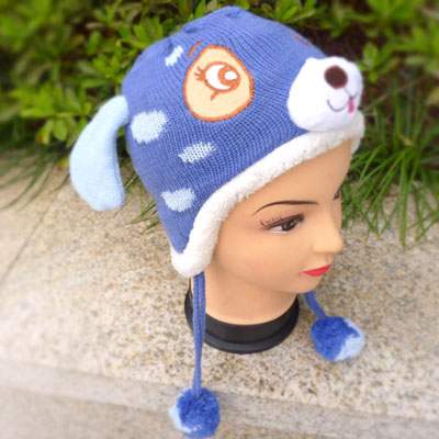 幼儿园动物表演帽 斑点狗哈巴狗 -哈巴狗帽