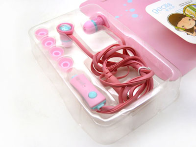 正品 geclis 耳塞式耳机mp3入耳手机电脑耳机重低音乐耳机 -22号