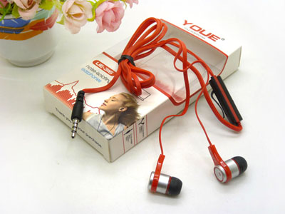 正品 YOUE 耳塞式耳机mp3入耳手机电脑耳机重低音乐耳机 -22号