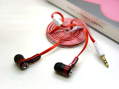 GENIPU 低音炮面条耳机入耳式手机电脑MP3通用耳机 -21号	