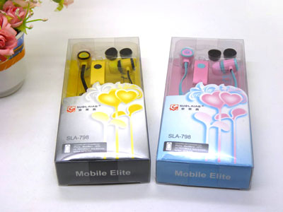 索茉奥 通用耳机耳塞式带话筒耳麦运动耳机 -17号