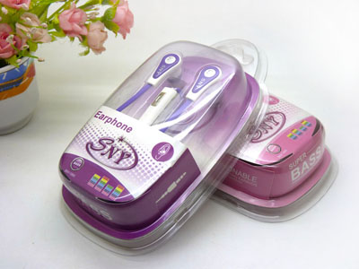 SNY 通用耳机耳塞式带话筒耳麦运动耳机 -17号