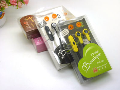 索茉奥 通用耳机耳塞式带话筒耳麦运动耳机 -17号