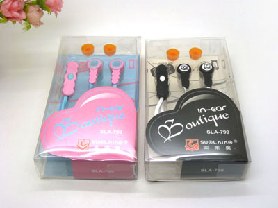 索茉奥 通用耳机耳塞式带话筒耳麦运动耳机 -17号