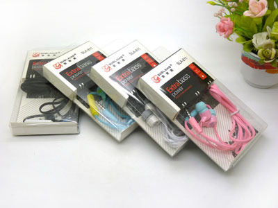 索茉奥 通用耳机耳塞式带话筒耳麦运动耳机 -17号