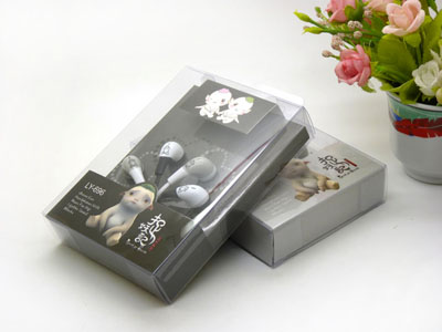 捉妖记耳机炫色扁线带麦耳机iPhone小米HTC三星通用手机耳机 -16号