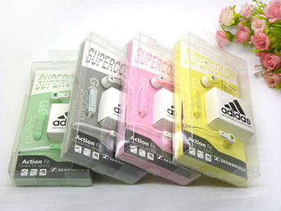 adidas 通用耳塞式运动耳机重低音线控入耳式耳塞 -12号